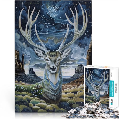 2000-Teile-Puzzles für Erwachsene Fantasie Hirsch Aus Karton Geeignet für Personen ab 14 Jahren Hand-Speed-Rennen Weihnachts- und Geburtstagsgeschenke。Größe:70x100cm/27.5x39.3Zoll 2000-Teile-Puzzles für Erwachsene Fantasie Hirsch Aus Karton Geeignet für Personen ab 14 Jahren Hand-Speed-Rennen Weihnachts- und Geburtstagsgeschenke。Größe:70x100cm/27.5x39.3Zoll von CHTLIFQ