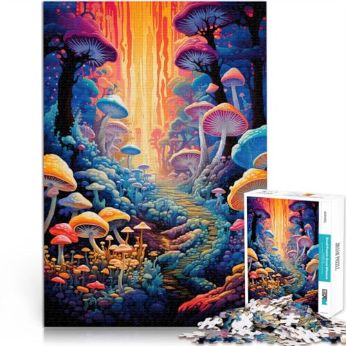 2000-teilige Puzzles für Erwachsene Abgefahrener Wald voller Pilze Aus Karton für und ab 14 Jahren Familienspaß Es eignet ganze Familie。Größe:70x100cm/27.5x39.3Zoll 2000-teilige Puzzles für Erwachsene Abgefahrener Wald voller Pilze Aus Karton für und ab 14 Jahren Familienspaß Es eignet ganze Familie。Größe:70x100cm/27.5x39.3Zoll von CHTLIFQ