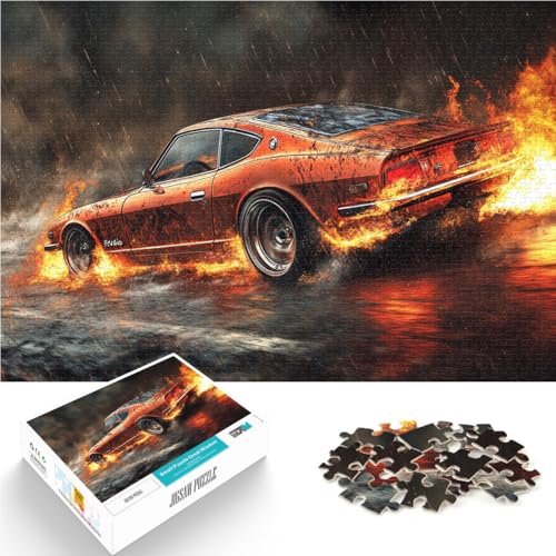 2000-teilige Puzzles für Erwachsene Auto brennt Aus Karton für und ab 14 Jahren Entspannungsspiele Einzigartige Geburtstags Größe:70x100cm/27.5x39.3Zoll 2000-teilige Puzzles für Erwachsene Auto brennt Aus Karton für und ab 14 Jahren Entspannungsspiele Einzigartige Geburtstags Größe:70x100cm/27.5x39.3Zoll von CHTLIFQ