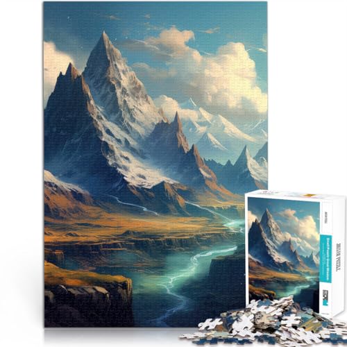 2000-teilige Puzzles für Erwachsene Berge Kunst Aus Karton für und ab 14 Jahren Lernspiele, Heimdekorationsspiel. Spiele Spielzeug Geschenk。Größe:70x100cm/27.5x39.3Zoll 2000-teilige Puzzles für Erwachsene Berge Kunst Aus Karton für und ab 14 Jahren Lernspiele, Heimdekorationsspiel. Spiele Spielzeug Geschenk。Größe:70x100cm/27.5x39.3Zoll von CHTLIFQ