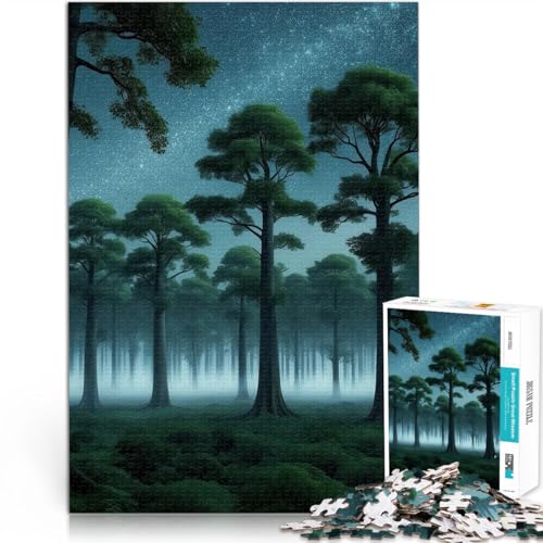 2000-teilige Puzzles für Erwachsene Mystische Waldnacht Aus Karton für und ab 14 Jahren Kunstdekoration für Zuhause tolles Geschenk。Größe:70x100cm/27.5x39.3Zoll 2000-teilige Puzzles für Erwachsene Mystische Waldnacht Aus Karton für und ab 14 Jahren Kunstdekoration für Zuhause tolles Geschenk。Größe:70x100cm/27.5x39.3Zoll von CHTLIFQ