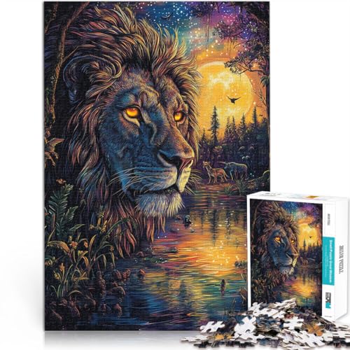 2000-teilige Puzzles für Erwachsene und Jugendliche Gemälde Löwe Aus Karton Geeignet für Kinder ab 14 Jahren Herausforderndes Spiel Tolles Geschenk zum Spielen。Größe:70x100cm/27.5x39.3Zoll 2000-teilige Puzzles für Erwachsene und Jugendliche Gemälde Löwe Aus Karton Geeignet für Kinder ab 14 Jahren Herausforderndes Spiel Tolles Geschenk zum Spielen。Größe:70x100cm/27.5x39.3Zoll von CHTLIFQ