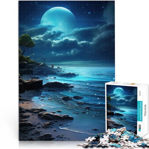 2000-teiliges Puzzle für Erwachsene Blauer Ozean-Nachthimmel Aus Karton ab 14 Jahren Lernspiel Verbesserung der Liebe zwischen Paaren。Größe:70x100cm/27.5x39.3Zoll 2000-teiliges Puzzle für Erwachsene Blauer Ozean-Nachthimmel Aus Karton ab 14 Jahren Lernspiel Verbesserung der Liebe zwischen Paaren。Größe:70x100cm/27.5x39.3Zoll von CHTLIFQ