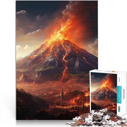 2000-teiliges Puzzle für Erwachsene Italien Landschaft Aus Karton ab 14 Jahren Herausforderndes Spiel Tolles Geschenk zum Spielen。Größe：70x100cm/27.5x39.3Zoll von CHTLIFQ