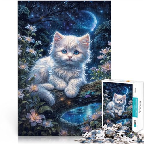 2000-teiliges Puzzle für Erwachsene Kätzchen träumt in der Nacht Aus Karton ab 14 Jahren Lernspielzeug für die ganze Familie Spiele Spielzeug Geschenk。Größe:70x100cm/27.5x39.3Zoll 2000-teiliges Puzzle für Erwachsene Kätzchen träumt in der Nacht Aus Karton ab 14 Jahren Lernspielzeug für die ganze Familie Spiele Spielzeug Geschenk。Größe:70x100cm/27.5x39.3Zoll von CHTLIFQ