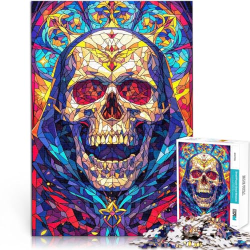 2000-teiliges Puzzle für Erwachsene Totenkopf Buntglas Aus Karton ab 14 Jahren Pädagogisches Spielzeug zum Lernen Geschenke für Freunde und Familie。Größe:70x100cm/27.5x39.3Zoll 2000-teiliges Puzzle für Erwachsene Totenkopf Buntglas Aus Karton ab 14 Jahren Pädagogisches Spielzeug zum Lernen Geschenke für Freunde und Familie。Größe:70x100cm/27.5x39.3Zoll von CHTLIFQ