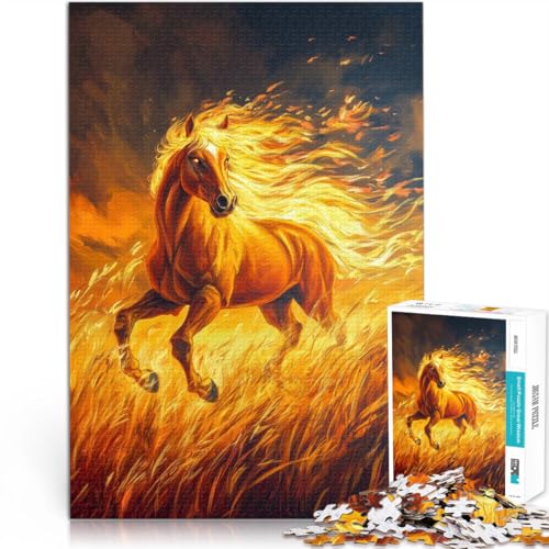 Präzisionsgeschnittenes 1000-teiliges Puzzle Das Pferd von Ember Aus Holz ab 14 Jahren Lernspiele Heimdekoration Wichtelgeschenke。Größe:50x75cm/19.6x29.5Zoll Präzisionsgeschnittenes 1000-teiliges Puzzle Das Pferd von Ember Aus Holz ab 14 Jahren Lernspiele Heimdekoration Wichtelgeschenke。Größe:50x75cm/19.6x29.5Zoll von CHTLIFQ