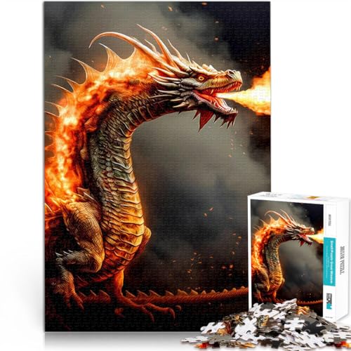 Präzisionsgeschnittenes 1000-teiliges Puzzle Fantasie-Drache Aus Holz ab 14 Jahren Unmögliches Spiel Geschenke zum 。Größe:50x75cm/19.6x29.5Zoll Präzisionsgeschnittenes 1000-teiliges Puzzle Fantasie-Drache Aus Holz ab 14 Jahren Unmögliches Spiel Geschenke zum 。Größe:50x75cm/19.6x29.5Zoll von CHTLIFQ