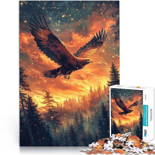 Puzzle 1000 Teile Erwachsene Adler im Wald Aus Karton ab 14 Jahren Quizspiel Lustige Aktivitäten für zu Hause, Geburtstagsgeschenk, Reisegeschenke。Größe:26x38cm/10.2x14.9Zoll Puzzle 1000 Teile Erwachsene Adler im Wald Aus Karton ab 14 Jahren Quizspiel Lustige Aktivitäten für zu Hause, Geburtstagsgeschenk, Reisegeschenke。Größe:26x38cm/10.2x14.9Zoll von CHTLIFQ