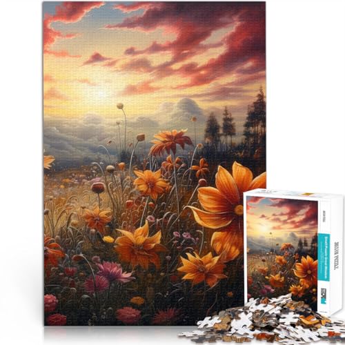 Puzzle 1000 Teile Erwachsene Herbstblumen Aus Holz ab 14 Jahren lustige Spiele für die ganze Familie tolles Größe:50x75cm/19.6x29.5Zoll Puzzle 1000 Teile Erwachsene Herbstblumen Aus Holz ab 14 Jahren lustige Spiele für die ganze Familie tolles Größe:50x75cm/19.6x29.5Zoll von CHTLIFQ