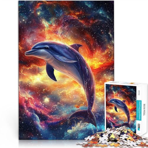 Puzzle 1000 Teile Erwachsene Kosmischer Delphin Aus Holz ab 14 Jahren Wanddekoration Weihnachtsgeburtstagsgeschenk。Größe:50x75cm/19.6x29.5Zoll Puzzle 1000 Teile Erwachsene Kosmischer Delphin Aus Holz ab 14 Jahren Wanddekoration Weihnachtsgeburtstagsgeschenk。Größe:50x75cm/19.6x29.5Zoll von CHTLIFQ