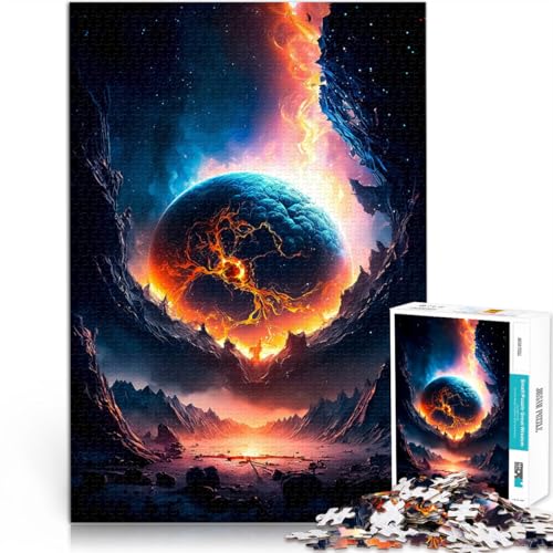 Puzzle 1000 Teile Erwachsene Magma Planet Aus Holz ab 14 Jahren Wanddekoration Weihnachtsgeburtstagsgeschenk。Größe:50x75cm/19.6x29.5Zoll Puzzle 1000 Teile Erwachsene Magma Planet Aus Holz ab 14 Jahren Wanddekoration Weihnachtsgeburtstagsgeschenk。Größe:50x75cm/19.6x29.5Zoll von CHTLIFQ