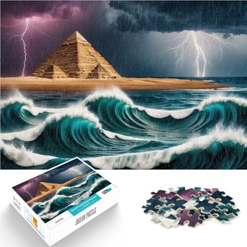 Puzzle 1000 Teile Erwachsene Pyramiden und Meeressturm Aus Karton ab 14 Jahren Quizspiel Lustige Aktivitäten für zu Hause, Geburtstagsgeschenk, Reisegeschenke。Größe:26x38cm/10.2x14.9Zoll Puzzle 1000 Teile Erwachsene Pyramiden und Meeressturm Aus Karton ab 14 Jahren Quizspiel Lustige Aktivitäten für zu Hause, Geburtstagsgeschenk, Reisegeschenke。Größe:26x38cm/10.2x14.9Zoll von CHTLIFQ