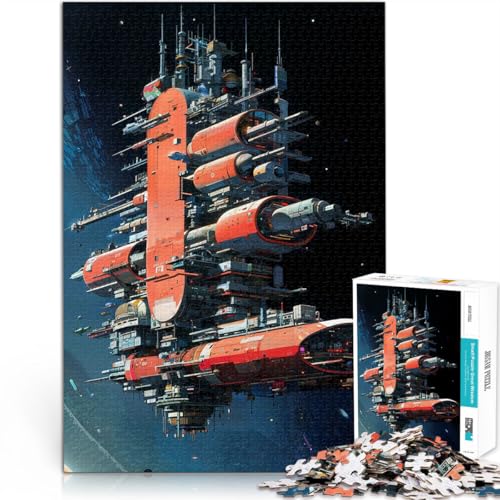 Puzzle 1000 Teile Erwachsene Retrofuturismus Aus Karton ab 14 Jahren Lernspiel-Herausforderungsspielzeug Tolles Geschenk zum Spielen。Größe:26x38cm/10.2x14.9Zoll Puzzle 1000 Teile Erwachsene Retrofuturismus Aus Karton ab 14 Jahren Lernspiel-Herausforderungsspielzeug Tolles Geschenk zum Spielen。Größe:26x38cm/10.2x14.9Zoll von CHTLIFQ