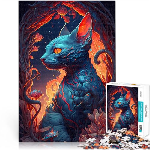 Puzzle 1000 Teile Erwachsene Sphynx verzaubert Aus Karton ab 14 Jahren Intellektuelles Spielzeugspiel Lernspiel zum Geburtstag und Weihnachten。Größe:38x52cm/14.9x20.4Zoll Puzzle 1000 Teile Erwachsene Sphynx verzaubert Aus Karton ab 14 Jahren Intellektuelles Spielzeugspiel Lernspiel zum Geburtstag und Weihnachten。Größe:38x52cm/14.9x20.4Zoll von CHTLIFQ