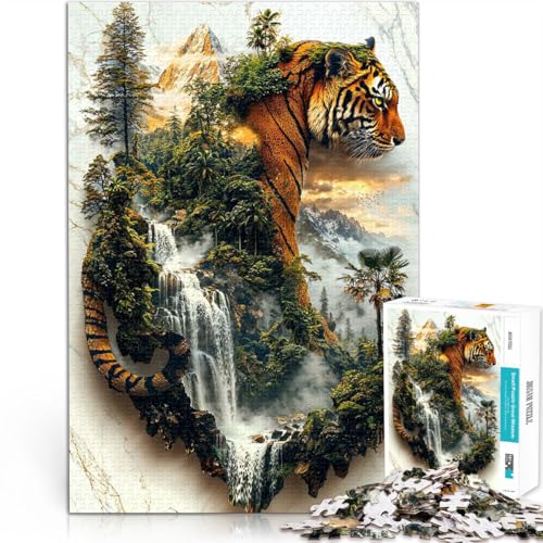 Puzzle 1000 Teile Erwachsene Wächter der Dschungelmacht Aus Karton ab 14 Jahren Familienspiel für und EIN Kunstwerk。Größe:38x52cm/14.9x20.4Zoll Puzzle 1000 Teile Erwachsene Wächter der Dschungelmacht Aus Karton ab 14 Jahren Familienspiel für und EIN Kunstwerk。Größe:38x52cm/14.9x20.4Zoll von CHTLIFQ