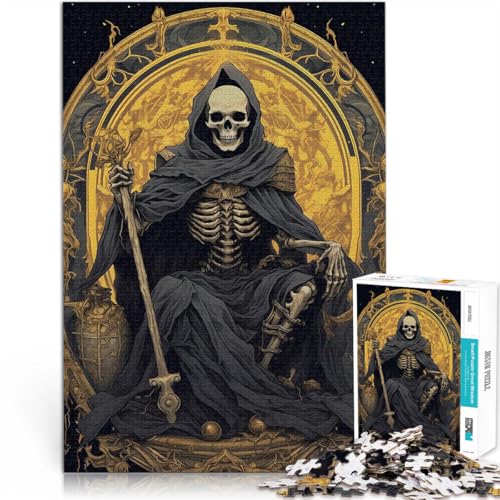 Puzzle 1000 Teile für Erwachsene Barocker Sensenmann Aus Holz ab 14 Jahren Lernspiele Heimdekoration Wichtelgeschenke。Größe:50x75cm/19.6x29.5Zoll Puzzle 1000 Teile für Erwachsene Barocker Sensenmann Aus Holz ab 14 Jahren Lernspiele Heimdekoration Wichtelgeschenke。Größe:50x75cm/19.6x29.5Zoll von CHTLIFQ