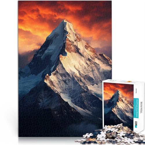 Puzzle 1000 Teile für Erwachsene Berge Kunstwerk Aus Karton für Kinder ab 14 Jahren Wohnkunstdekor Künstlersammlung, Bildende Kunst。Größe:26x38cm/10.2x14.9Zoll Puzzle 1000 Teile für Erwachsene Berge Kunstwerk Aus Karton für Kinder ab 14 Jahren Wohnkunstdekor Künstlersammlung, Bildende Kunst。Größe:26x38cm/10.2x14.9Zoll von CHTLIFQ
