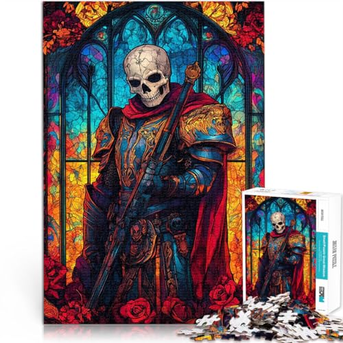 Puzzle 1000 Teile für Erwachsene Buntglas des Toten Paladins Aus Karton ab 14 Jahren Stressabbau Schwierige Herausforderung Geschenk zum Geburtstag。Größe:38x52cm/14.9x20.4Zoll Puzzle 1000 Teile für Erwachsene Buntglas des Toten Paladins Aus Karton ab 14 Jahren Stressabbau Schwierige Herausforderung Geschenk zum Geburtstag。Größe:38x52cm/14.9x20.4Zoll von CHTLIFQ