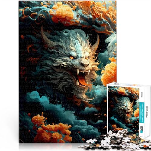Puzzle 1000 Teile für Erwachsene Chinesischer Drache Aus Holz ab 14 Jahren Puzzle für Lernspiel zum Geburtstag und Weihnachten。Größe:50x75cm/19.6x29.5Zoll Puzzle 1000 Teile für Erwachsene Chinesischer Drache Aus Holz ab 14 Jahren Puzzle für Lernspiel zum Geburtstag und Weihnachten。Größe:50x75cm/19.6x29.5Zoll von CHTLIFQ