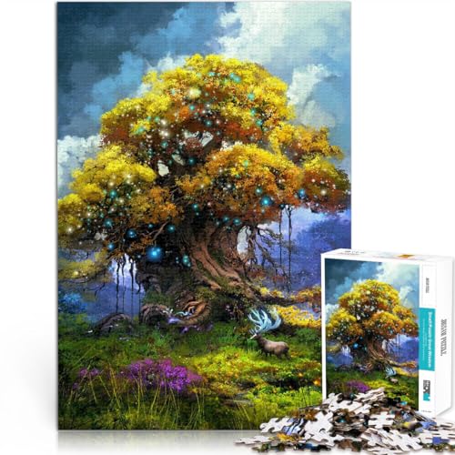 Puzzle 1000 Teile für Erwachsene Der Baum der Weisheit Aus Holz ab 14 Jahren Unmögliches Spiel Geschenke zum 。Größe:50x75cm/19.6x29.5Zoll Puzzle 1000 Teile für Erwachsene Der Baum der Weisheit Aus Holz ab 14 Jahren Unmögliches Spiel Geschenke zum 。Größe:50x75cm/19.6x29.5Zoll von CHTLIFQ