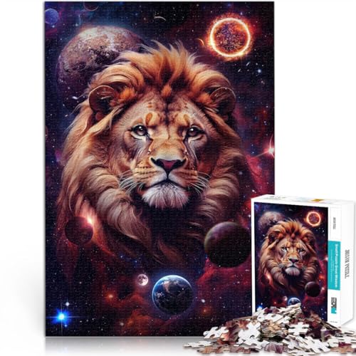 Puzzle 1000 Teile für Erwachsene Der himmlische Löwe Aus Holz Geeignet für Personen ab 14 Jahren Intellektuelles Spiel Lustiges Geschenk für die ganze Familie。Größe:50x75cm/19.6x29.5Zoll Puzzle 1000 Teile für Erwachsene Der himmlische Löwe Aus Holz Geeignet für Personen ab 14 Jahren Intellektuelles Spiel Lustiges Geschenk für die ganze Familie。Größe:50x75cm/19.6x29.5Zoll von CHTLIFQ