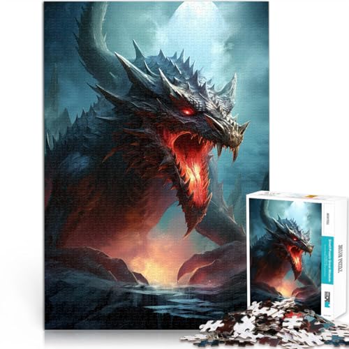Puzzle 1000 Teile für Erwachsene Drachenposter Aus Karton ab 14 Jahren Schönes DesignspielSchönes Designspiel EIN Kunstwerk。Größe:26x38cm/10.2x14.9Zoll Puzzle 1000 Teile für Erwachsene Drachenposter Aus Karton ab 14 Jahren Schönes DesignspielSchönes Designspiel EIN Kunstwerk。Größe:26x38cm/10.2x14.9Zoll von CHTLIFQ