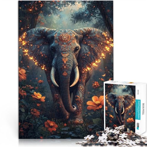 Puzzle 1000 Teile für Erwachsene Elefant buntes Tier Aus Holz Geeignet für Personen ab 14 Jahren Lernspiel für Familien Lernen pädagogisches Geschenk。Größe:50x75cm/19.6x29.5Zoll Puzzle 1000 Teile für Erwachsene Elefant buntes Tier Aus Holz Geeignet für Personen ab 14 Jahren Lernspiel für Familien Lernen pädagogisches Geschenk。Größe:50x75cm/19.6x29.5Zoll von CHTLIFQ
