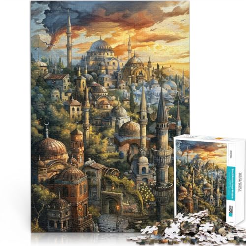 Puzzle 1000 Teile für Erwachsene Fantasiewelt Aus Holz ab 14 Jahren Praktisches Spiel Weihnachtsspiel Geschenke für Frauen。Größe:50x75cm/19.6x29.5Zoll Puzzle 1000 Teile für Erwachsene Fantasiewelt Aus Holz ab 14 Jahren Praktisches Spiel Weihnachtsspiel Geschenke für Frauen。Größe:50x75cm/19.6x29.5Zoll von CHTLIFQ