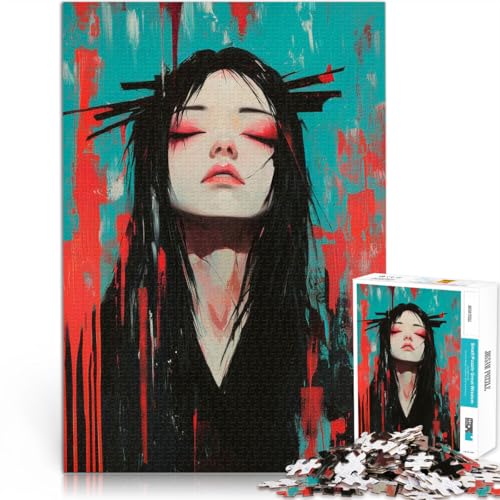 Puzzle 1000 Teile für Erwachsene Geisha-Schweigen Aus Karton ab 14 Jahren Familienaktivitäten Geburtstagsgeschenk。Größe:26x38cm/10.2x14.9Zoll Puzzle 1000 Teile für Erwachsene Geisha-Schweigen Aus Karton ab 14 Jahren Familienaktivitäten Geburtstagsgeschenk。Größe:26x38cm/10.2x14.9Zoll von CHTLIFQ
