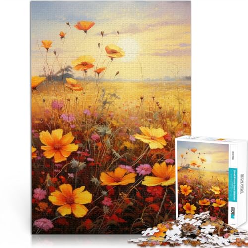 Puzzle 1000 Teile für Erwachsene Herbstblumen Aus Holz ab 14 Jahren Heimdekoration Schenkung von Kunstwerken。Größe:50x75cm/19.6x29.5Zoll Puzzle 1000 Teile für Erwachsene Herbstblumen Aus Holz ab 14 Jahren Heimdekoration Schenkung von Kunstwerken。Größe:50x75cm/19.6x29.5Zoll von CHTLIFQ