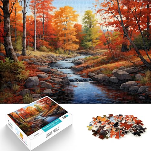 Puzzle 1000 Teile für Erwachsene Herbstlandschaft Aus Holz Geeignet für Kinder ab 14 Jahren Unmögliches Spiel Geschenke zum 。Größe:50x75cm/19.6x29.5Zoll Puzzle 1000 Teile für Erwachsene Herbstlandschaft Aus Holz Geeignet für Kinder ab 14 Jahren Unmögliches Spiel Geschenke zum 。Größe:50x75cm/19.6x29.5Zoll von CHTLIFQ