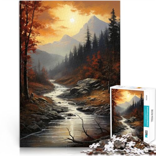 Puzzle 1000 Teile für Erwachsene Herbstlandschaft Aus Holz für Kinder ab 14 Jahren Familienspiel für und EIN Kunstwerk。Größe:50x75cm/19.6x29.5Zoll Puzzle 1000 Teile für Erwachsene Herbstlandschaft Aus Holz für Kinder ab 14 Jahren Familienspiel für und EIN Kunstwerk。Größe:50x75cm/19.6x29.5Zoll von CHTLIFQ