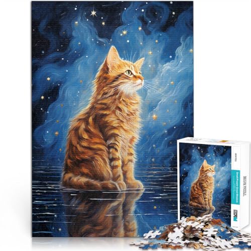 Puzzle 1000 Teile für Erwachsene Katze Van Gogh Aus Karton für Kinder ab 14 Jahren für Lernspiel-Herausforderungsspielzeug Geschenk zum Geburtstag。Größe:38x52cm/14.9x20.4Zoll Puzzle 1000 Teile für Erwachsene Katze Van Gogh Aus Karton für Kinder ab 14 Jahren für Lernspiel-Herausforderungsspielzeug Geschenk zum Geburtstag。Größe:38x52cm/14.9x20.4Zoll von CHTLIFQ