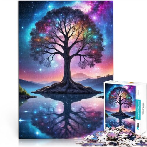 Puzzle 1000 Teile für Erwachsene Kosmischer Lebensbaum~ Aus Holz ab 14 Jahren Anti-Stress-Spielzeug Tolle Geschenke und Spielzeuge。Größe:50x75cm/19.6x29.5Zoll Puzzle 1000 Teile für Erwachsene Kosmischer Lebensbaum~ Aus Holz ab 14 Jahren Anti-Stress-Spielzeug Tolle Geschenke und Spielzeuge。Größe:50x75cm/19.6x29.5Zoll von CHTLIFQ