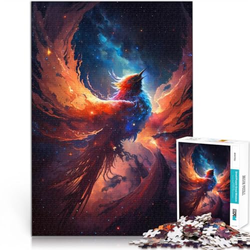 Puzzle 1000 Teile für Erwachsene Kosmischer Weltraumphönix Aus Karton Geeignet für Kinder ab 14 Jahren Stressabbau Interessante Geschenke zur Stressreduzierung。Größe:38x52cm/14.9x20.4Zoll Puzzle 1000 Teile für Erwachsene Kosmischer Weltraumphönix Aus Karton Geeignet für Kinder ab 14 Jahren Stressabbau Interessante Geschenke zur Stressreduzierung。Größe:38x52cm/14.9x20.4Zoll von CHTLIFQ
