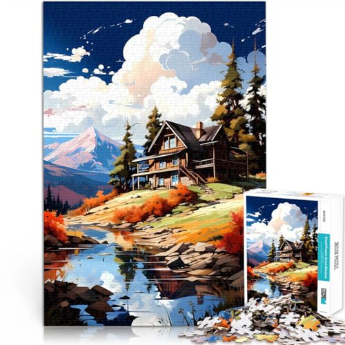 Puzzle 1000 Teile für Erwachsene Landschaftskunst Aus Karton Geeignet für Kinder ab 14 Jahren DIY-Lernspiele ganze Familie eignet。Größe:26x38cm/10.2x14.9Zoll Puzzle 1000 Teile für Erwachsene Landschaftskunst Aus Karton Geeignet für Kinder ab 14 Jahren DIY-Lernspiele ganze Familie eignet。Größe:26x38cm/10.2x14.9Zoll von CHTLIFQ