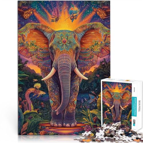 Puzzle 1000 Teile für Erwachsene Lebendiger Hochlandelefant Aus Holz ab 14 Jahren Intellektuelles Spiel Geschenk zum Geburtstag。Größe:50x75cm/19.6x29.5Zoll Puzzle 1000 Teile für Erwachsene Lebendiger Hochlandelefant Aus Holz ab 14 Jahren Intellektuelles Spiel Geschenk zum Geburtstag。Größe:50x75cm/19.6x29.5Zoll von CHTLIFQ
