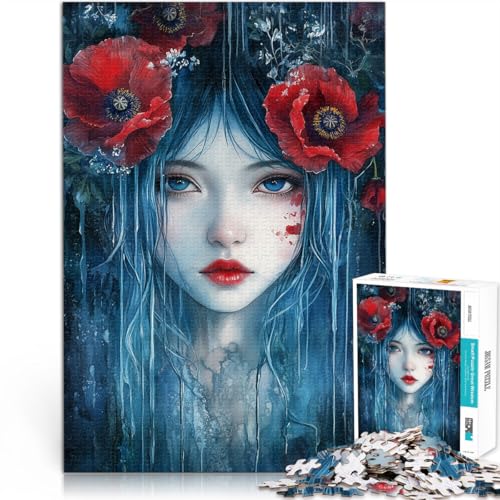 Puzzle 1000 Teile für Erwachsene Mädchen und Mohnblumen Aus Holz ab 14 Jahren Lernspiele Heimdekoration Wichtelgeschenke。Größe:50x75cm/19.6x29.5Zoll Puzzle 1000 Teile für Erwachsene Mädchen und Mohnblumen Aus Holz ab 14 Jahren Lernspiele Heimdekoration Wichtelgeschenke。Größe:50x75cm/19.6x29.5Zoll von CHTLIFQ