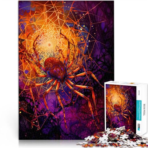 Puzzle 1000 Teile für Erwachsene Spinne Aus Karton ab 14 Jahren Herausforderndes Spielzeug Es eignet ganze Familie。Größe:26x38cm/10.2x14.9Zoll Puzzle 1000 Teile für Erwachsene Spinne Aus Karton ab 14 Jahren Herausforderndes Spielzeug Es eignet ganze Familie。Größe:26x38cm/10.2x14.9Zoll von CHTLIFQ