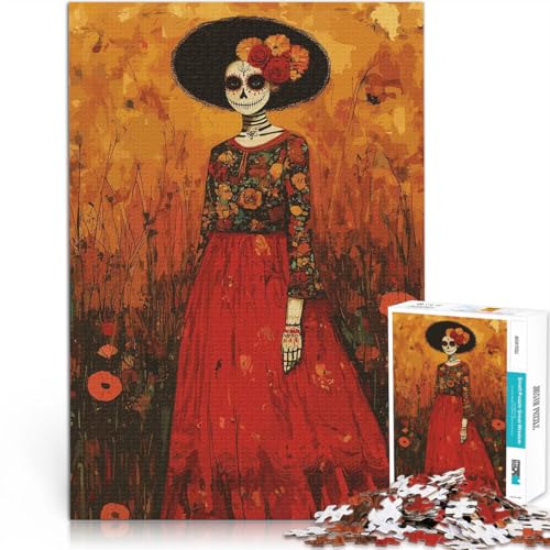 Puzzle 1000 Teile für Erwachsene Tag der Toten Frau im Feld Aus Karton Geeignet für Kinder ab 14 Jahren Lernspielzeug zum Lernen Weihnachts- und Geburtstagsgeschenke。Größe:26x38cm/10.2x14.9Zoll Puzzle 1000 Teile für Erwachsene Tag der Toten Frau im Feld Aus Karton Geeignet für Kinder ab 14 Jahren Lernspielzeug zum Lernen Weihnachts- und Geburtstagsgeschenke。Größe:26x38cm/10.2x14.9Zoll von CHTLIFQ