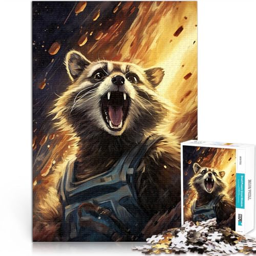 Puzzle 1000 Teile für Erwachsene Waschbärkunst Aus Karton Geeignet für Kinder ab 14 Jahren einzigartiges Herausforderungsspiel Familienspiele Weihnachten Geburtstagsgeschenke。Größe:38x52cm Puzzle 1000 Teile für Erwachsene Waschbärkunst Aus Karton Geeignet für Kinder ab 14 Jahren einzigartiges Herausforderungsspiel Familienspiele Weihnachten Geburtstagsgeschenke。Größe:38x52cm von CHTLIFQ