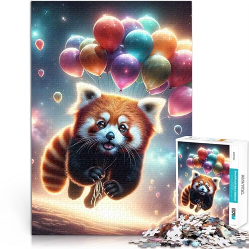 Puzzle 1000 Teile für Erwachsene Weltraumfahrt mit dem Roten Panda Aus Karton ab 14 Jahren Spielzeug-Wanddekoration Geburtstags- und einzigartige Geschenke。Größe:38x52cm/14.9x20.4Zoll Puzzle 1000 Teile für Erwachsene Weltraumfahrt mit dem Roten Panda Aus Karton ab 14 Jahren Spielzeug-Wanddekoration Geburtstags- und einzigartige Geschenke。Größe:38x52cm/14.9x20.4Zoll von CHTLIFQ