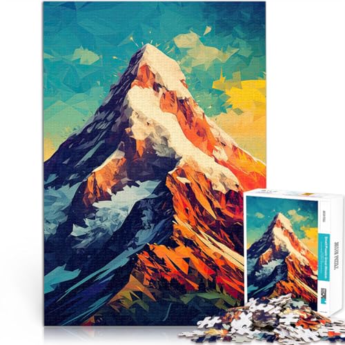 Puzzle 1000 Teile für Erwachsene und Jugendliche Popart Berge Aus Holz Geeignet für Kinder ab 14 Jahren Zusammenbau des Modells Geschenkspielzeug。Größe:50x75cm/19.6x29.5Zoll Puzzle 1000 Teile für Erwachsene und Jugendliche Popart Berge Aus Holz Geeignet für Kinder ab 14 Jahren Zusammenbau des Modells Geschenkspielzeug。Größe:50x75cm/19.6x29.5Zoll von CHTLIFQ