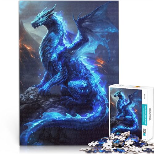 Puzzle 2000 Teile für Erwachsene Ätherischer Blauer Drache Aus Karton ab 14 Jahren DIY-Lernspiele ganze Familie eignet。Größe:70x100cm/27.5x39.3Zoll Puzzle 2000 Teile für Erwachsene Ätherischer Blauer Drache Aus Karton ab 14 Jahren DIY-Lernspiele ganze Familie eignet。Größe:70x100cm/27.5x39.3Zoll von CHTLIFQ