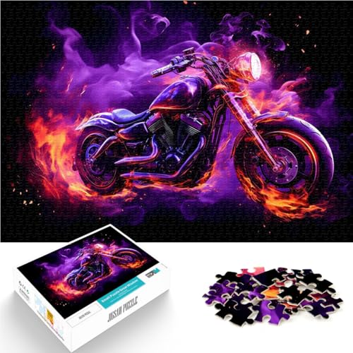 Puzzle 2000 Teile für Erwachsene Brennendes Flammen-Motorrad Aus Karton Geeignet für Personen ab 14 Jahren Spielzeug ganze Familie eignet。Größe:70x100cm Puzzle 2000 Teile für Erwachsene Brennendes Flammen-Motorrad Aus Karton Geeignet für Personen ab 14 Jahren Spielzeug ganze Familie eignet。Größe:70x100cm von CHTLIFQ