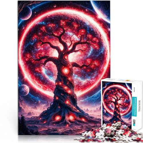 Puzzle 2000 Teile für Erwachsene Roter Fantasie-Weltraumbaum Aus Karton für Kinder ab 14 Jahren Denksportaufgabe Familienspiele Weihnachten Geburtstagsgeschenke。Größe:70x100cm/27.5x39.3Zoll Puzzle 2000 Teile für Erwachsene Roter Fantasie-Weltraumbaum Aus Karton für Kinder ab 14 Jahren Denksportaufgabe Familienspiele Weihnachten Geburtstagsgeschenke。Größe:70x100cm/27.5x39.3Zoll von CHTLIFQ