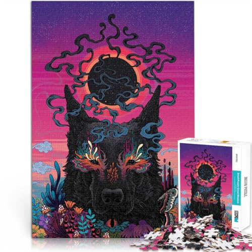 Puzzle 2000 Teile für Erwachsene Schwarzäugiger Hund Aus Karton für Kinder ab 14 Jahren Lernspiel für Familien Lernen pädagogisches Geschenk。Größe:70x100cm/27.5x39.3Zoll Puzzle 2000 Teile für Erwachsene Schwarzäugiger Hund Aus Karton für Kinder ab 14 Jahren Lernspiel für Familien Lernen pädagogisches Geschenk。Größe:70x100cm/27.5x39.3Zoll von CHTLIFQ