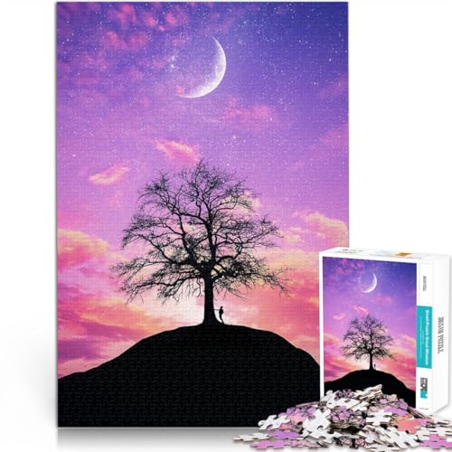Puzzle für Erwachsene, 1000 Teile Der dunkle Baum Aus Karton ab 14 Jahren Denksportaufgabe-Spiel Spiele Spielzeug Geschenk。Größe:26x38cm/10.2x14.9Zoll Puzzle für Erwachsene, 1000 Teile Der dunkle Baum Aus Karton ab 14 Jahren Denksportaufgabe-Spiel Spiele Spielzeug Geschenk。Größe:26x38cm/10.2x14.9Zoll von CHTLIFQ
