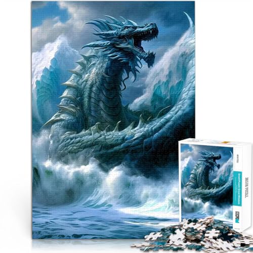 Puzzle für Erwachsene, 1000 Teile Fantasie-Drache Aus Karton ab 14 Jahren Herausforderndes Spiel Tolles Geschenk zum Spielen。Größe:38x52cm/14.9x20.4Zoll Puzzle für Erwachsene, 1000 Teile Fantasie-Drache Aus Karton ab 14 Jahren Herausforderndes Spiel Tolles Geschenk zum Spielen。Größe:38x52cm/14.9x20.4Zoll von CHTLIFQ